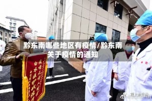 黔东南哪些地区有疫情/黔东南关于疫情的通知