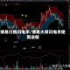 博易行情闪电手/博易大师闪电手使用说明