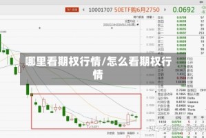 哪里看期权行情/怎么看期权行情