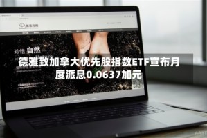 德雅致加拿大优先股指数ETF宣布月度派息0.0637加元