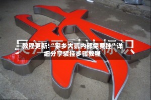 教程更新!“家乡大贰内部免费挂”详细分享装挂步骤教程