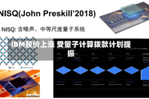 IBM股价上涨 受量子计算拨款计划提振