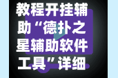 教程开挂辅助“德扑之星辅助软件工具”详细辅助教程分享