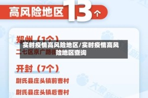 实时疫情高风险地区/实时疫情高风险地区查询