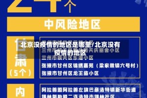 北京没疫情的地区是哪里/北京没有疫情的地区
