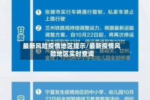 最新风险疫情地区提示/最新疫情风险地区实时查询