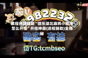 教程开挂辅助“微乐湖北麻将小程序怎么开挂”开挂神器{透视辅助}全揭秘