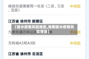 【陵水疫情风险地区,海南陵水疫情风险等级】