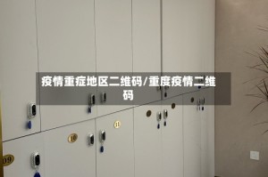 疫情重症地区二维码/重度疫情二维码