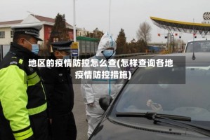 地区的疫情防控怎么查(怎样查询各地疫情防控措施)