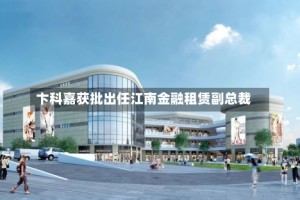 卞科嘉获批出任江南金融租赁副总裁