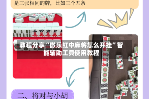 教程分享“微乐红中麻将怎么开挂”智能辅助工具使用教程