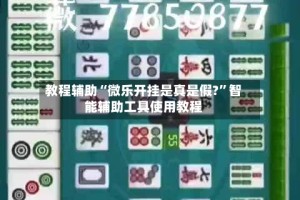 教程辅助“微乐开挂是真是假?”智能辅助工具使用教程