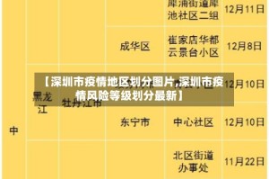 【深圳市疫情地区划分图片,深圳市疫情风险等级划分最新】