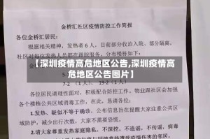 【深圳疫情高危地区公告,深圳疫情高危地区公告图片】