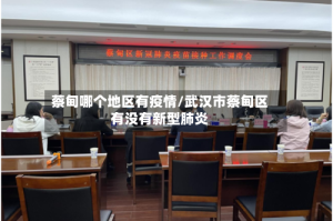 蔡甸哪个地区有疫情/武汉市蔡甸区有没有新型肺炎