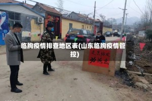 临朐疫情排查地区表(山东临朐疫情管控)