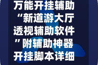 万能开挂辅助“新道游大厅透视辅助软件”附辅助神器开挂脚本详细步骤