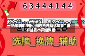 玩家辅助神器“微乐全自动记牌器”附开挂脚本详细教程