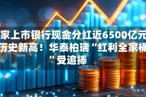 41家上市银行现金分红近6500亿元创历史新高！华泰柏瑞“红利全家桶”受追捧