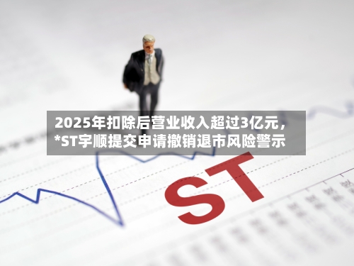 2025年扣除后营业收入超过3亿元	，*ST宇顺提交申请撤销退市风险警示-第1张图片