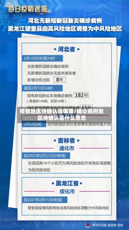 疫情地区待确认是哪里/确诊病例地区待确认是什么意思-第1张图片