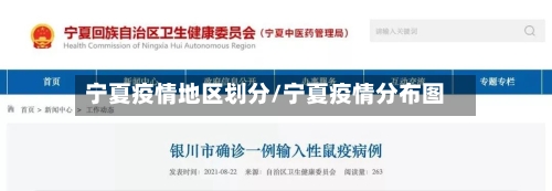 宁夏疫情地区划分/宁夏疫情分布图-第1张图片