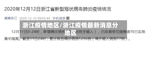 浙江疫情地区/浙江疫情最新消息分地区-第1张图片