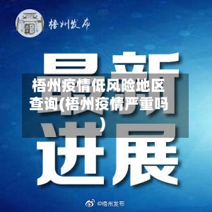 梧州疫情低风险地区查询(梧州疫情严重吗)-第1张图片