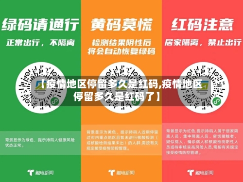 【疫情地区停留多久是红码,疫情地区停留多久是红码了】-第1张图片