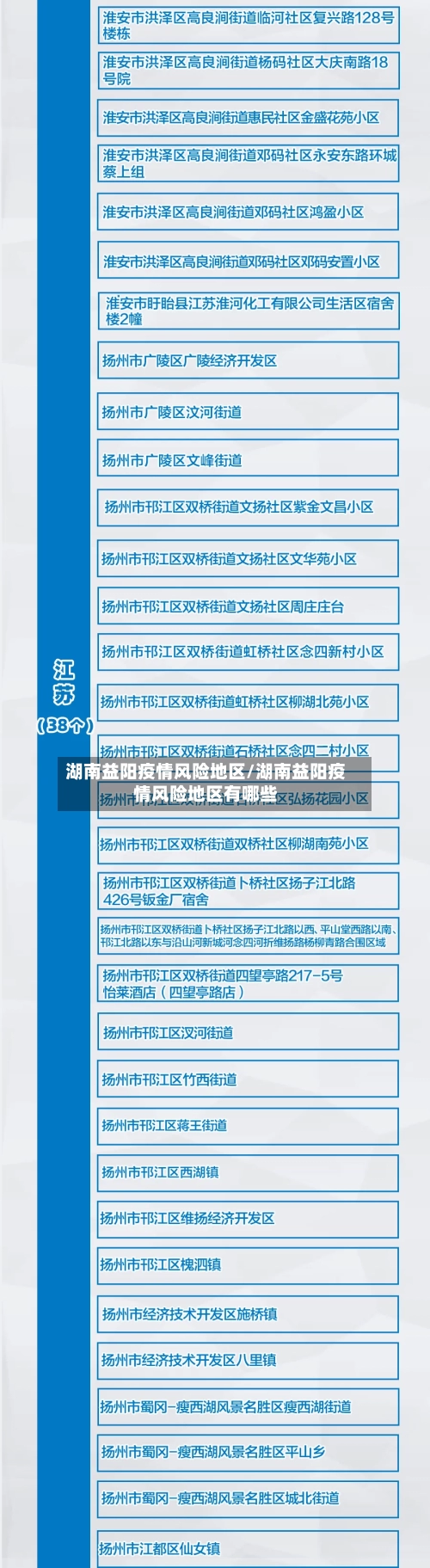 湖南益阳疫情风险地区/湖南益阳疫情风险地区有哪些-第1张图片