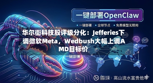 华尔街科技股评级分化：Jefferies下调微软Meta，Wedbush大幅上调AMD目标价-第1张图片