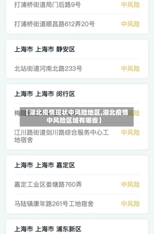 【湖北疫情现状中风险地区,湖北疫情中风险区域有哪些】-第1张图片