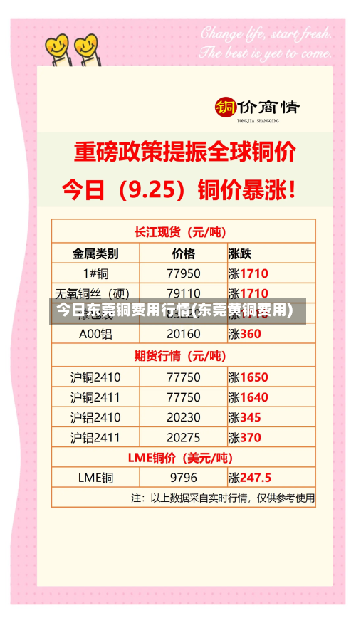 今日东莞铜费用行情(东莞黄铜费用)-第1张图片