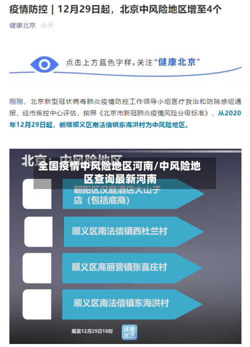 全国疫情中风险地区河南/中风险地区查询最新河南-第1张图片