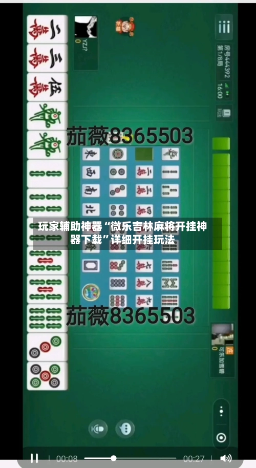 玩家辅助神器“微乐吉林麻将开挂神器下载”详细开挂玩法-第1张图片