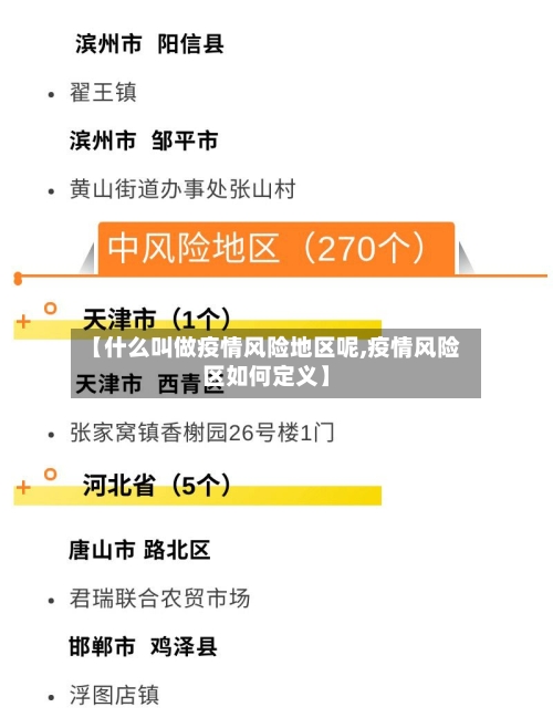 【什么叫做疫情风险地区呢,疫情风险区如何定义】-第1张图片