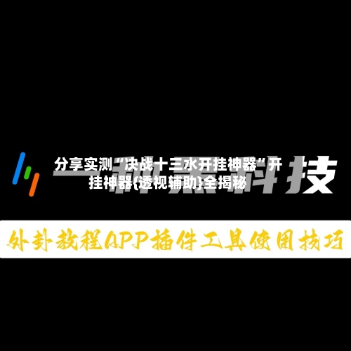 分享实测“决战十三水开挂神器	”开挂神器{透视辅助}全揭秘-第1张图片