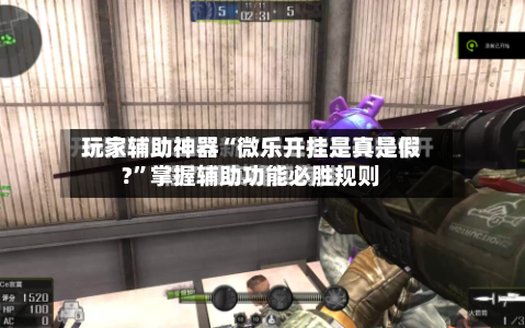 玩家辅助神器“微乐开挂是真是假?	”掌握辅助功能必胜规则-第1张图片