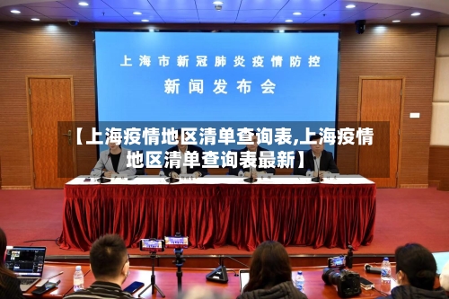 【上海疫情地区清单查询表,上海疫情地区清单查询表最新】-第1张图片