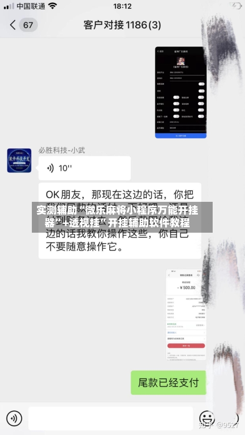 实测辅助“微乐麻将小程序万能开挂器”+透视挂	”开挂辅助软件教程-第1张图片