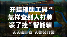 开挂辅助工具“怎样查别人打牌装了挂”智能辅助工具使用教程-第1张图片