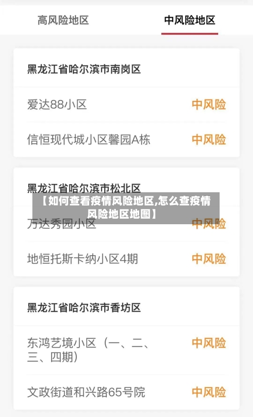 【如何查看疫情风险地区,怎么查疫情风险地区地图】-第1张图片