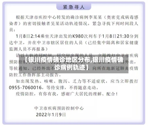【银川疫情确诊地区分布,银川疫情确诊病例轨迹】-第1张图片