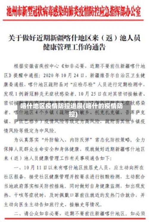 喀什地区疫情防控进展(喀什的疫情防控)-第1张图片
