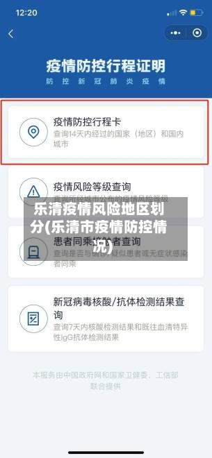 乐清疫情风险地区划分(乐清市疫情防控情况)-第1张图片
