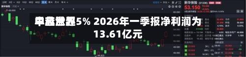 中芯世界
早盘涨超5% 2026年一季报净利润为13.61亿元-第1张图片