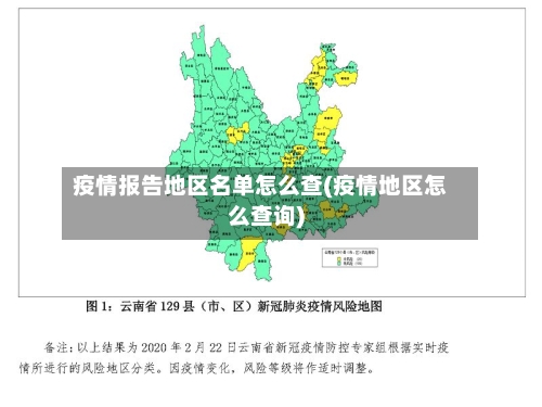 疫情报告地区名单怎么查(疫情地区怎么查询)-第1张图片