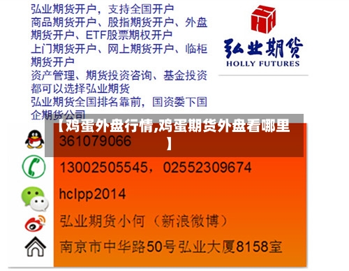 【鸡蛋外盘行情,鸡蛋期货外盘看哪里】-第1张图片