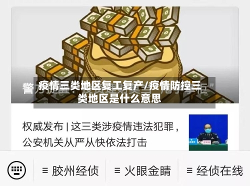 疫情三类地区复工复产/疫情防控三类地区是什么意思-第1张图片